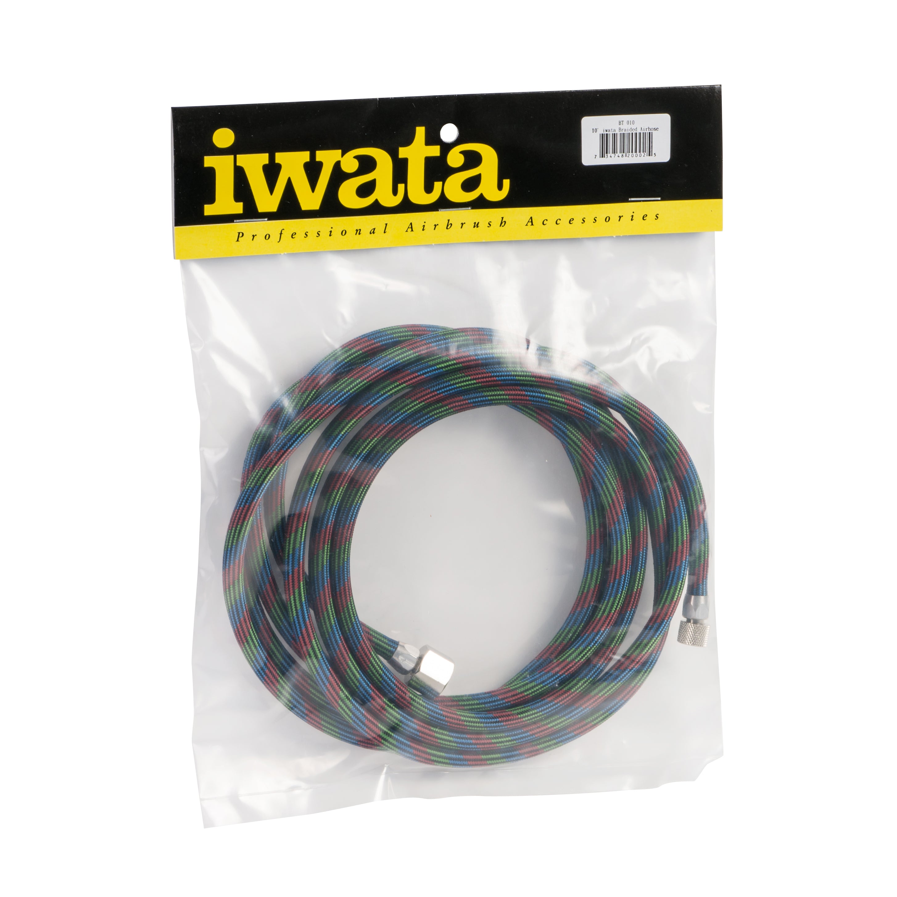 Iwata Airbrush Hose Braided 3m 1/4" X 1/8" Connections | Formula