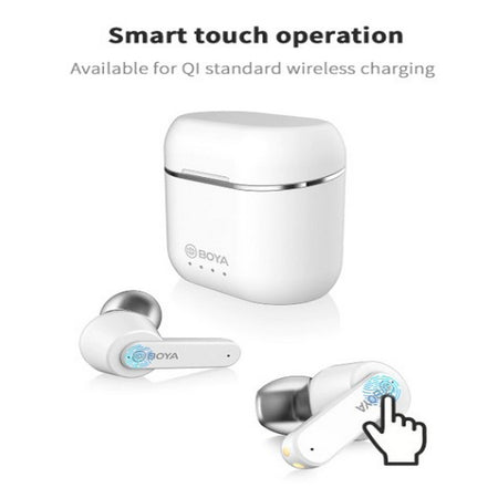 Boya True Wireless Semi-In-Ear Earbuds White | Formula