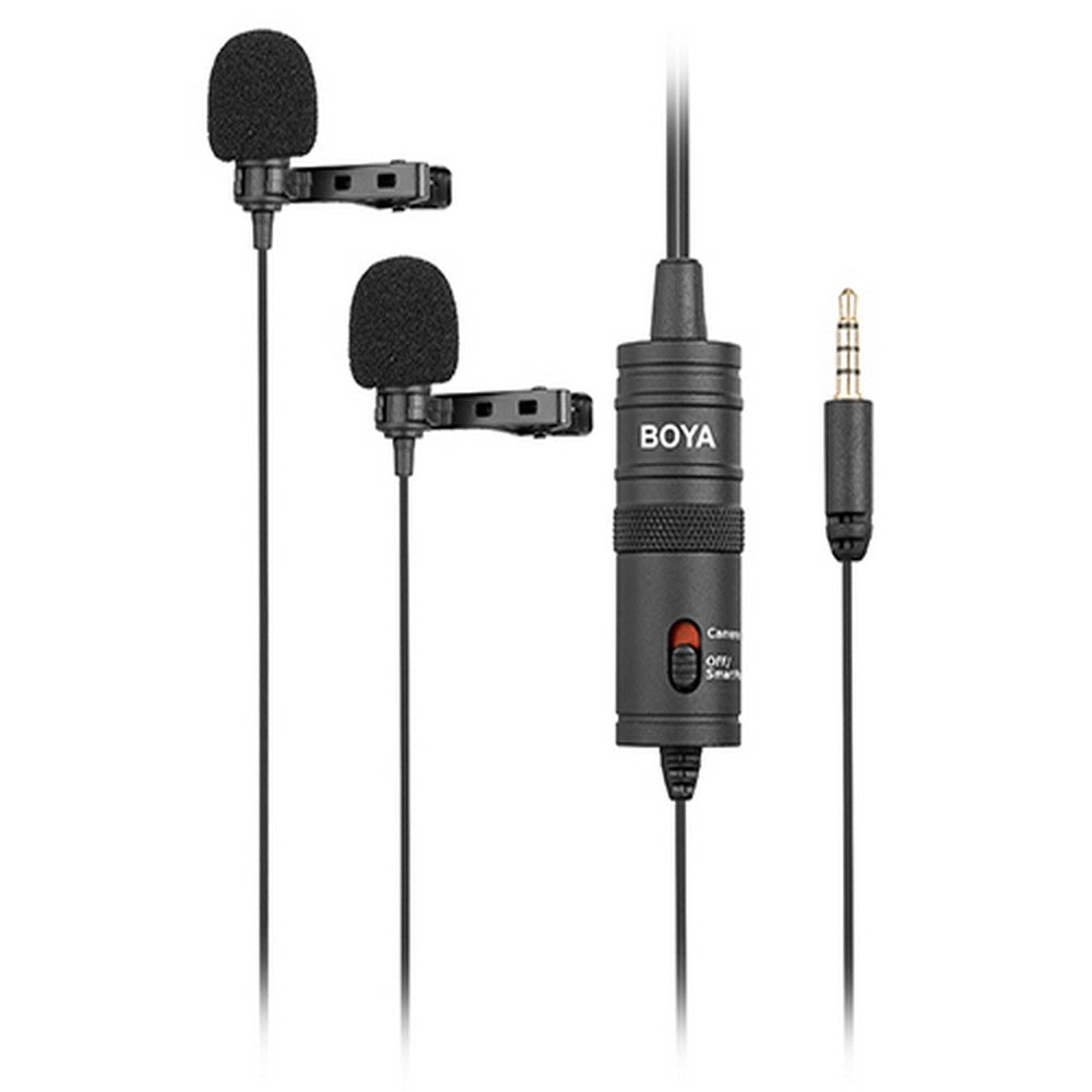 Boya Dual Lavalier Mic For Smartphones And Dslr | Formula
