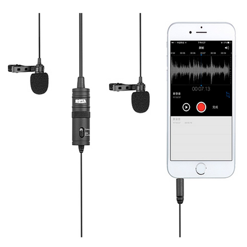 Boya Dual Lavalier Mic For Smartphones And Dslr | Formula