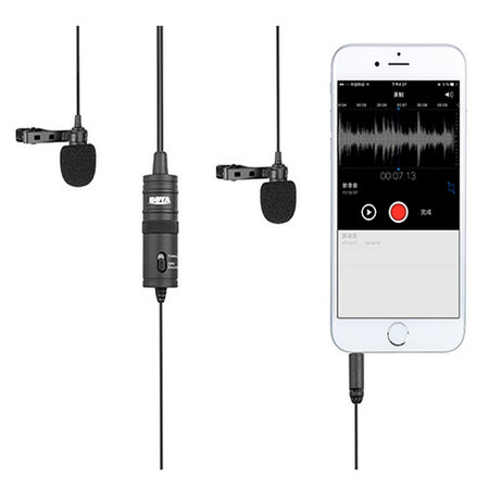 Boya Dual Lavalier Mic For Smartphones And Dslr | Formula