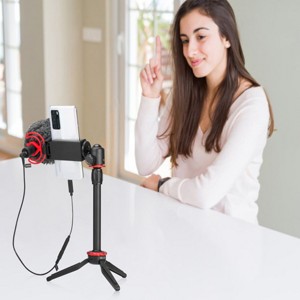 Boya Vlogging Kit 1 Incl. Mini Tripod By-Mm1 Cold Shoe Mount | Formula