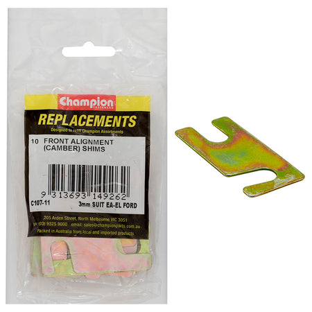 Champion Front Alignment Shim 10mm x 3mm Type 2 -10pk | ISL