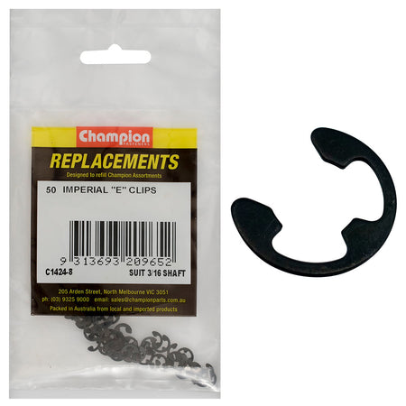 Champion E-Clip Suit 3/16 Shaft -50pk | ISL