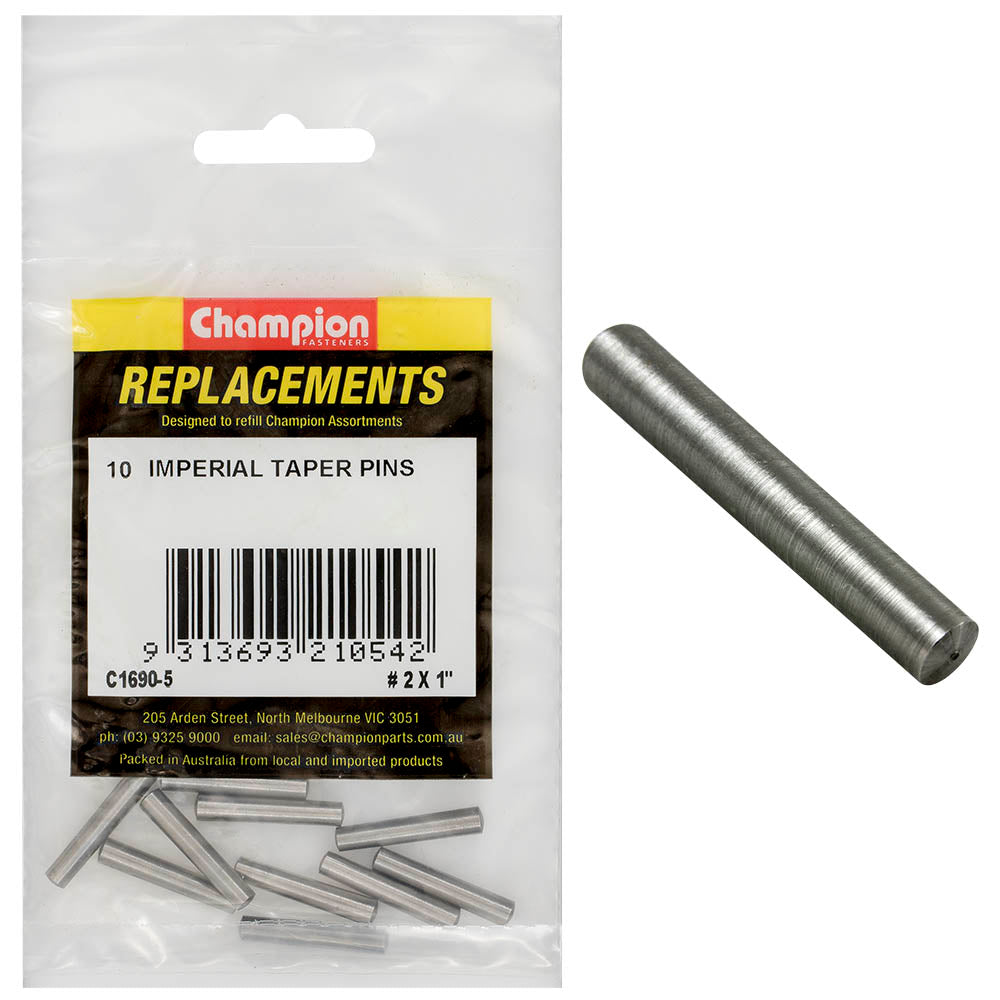 Champion #2 x 1in Taper Pin -10pk | ISL