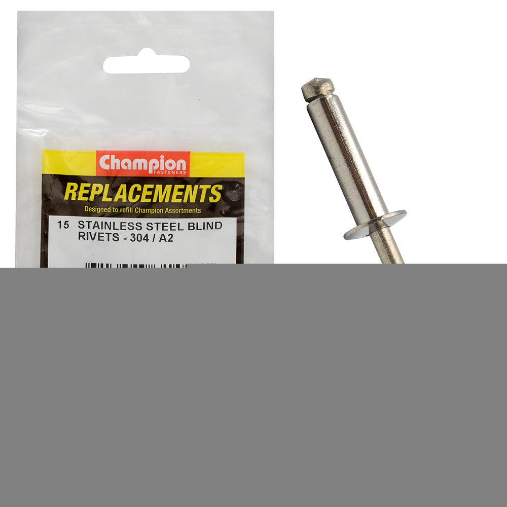 Champion 5.0mm x 18mm Blind Rivet -304/A2 -25pk | ISL
