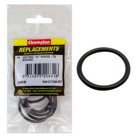 Champion 41mm (I.D.) x 3.5mm Metric O-Ring -10pk | ISL