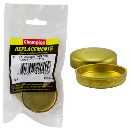 Champion 2-1/16in Brass Expansion (Frost) Plug-Cup Type-2pk | ISL