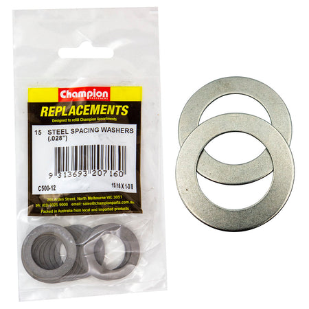 Champion 15/16 x1-3/8 x1/32in(22G) Steel Spacing Washer-15pk | ISL