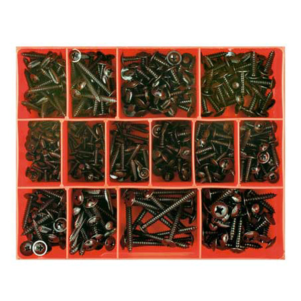 Champion 415pc Self Tapping Screw Assortment (Mushroom Head) | ISL
