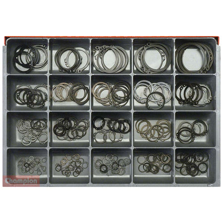 Champion Master Kit 260pc External Circlip Asst - Metric | ISL