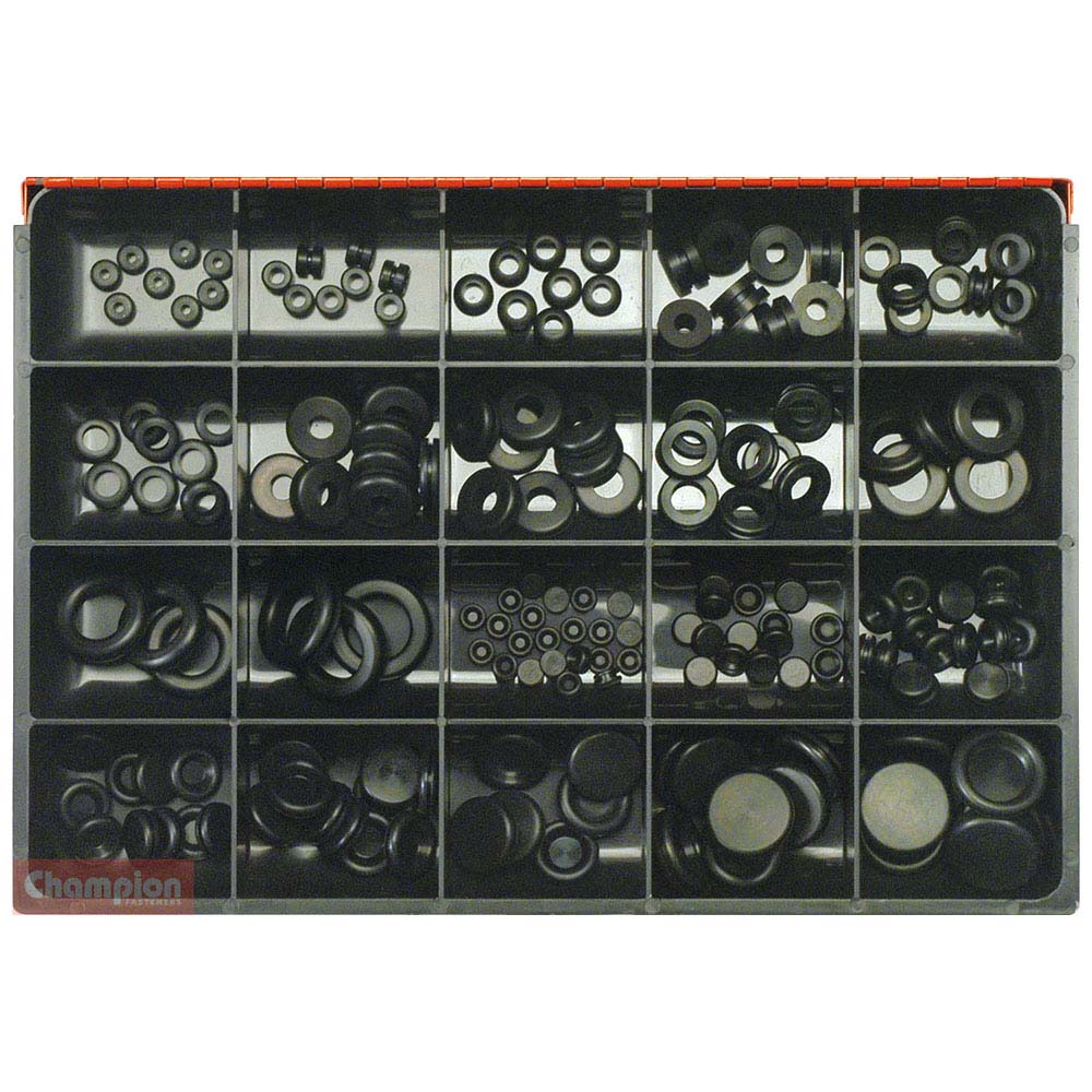 Champion Master Kit 172pc Rubber Grommet Asst | ISL