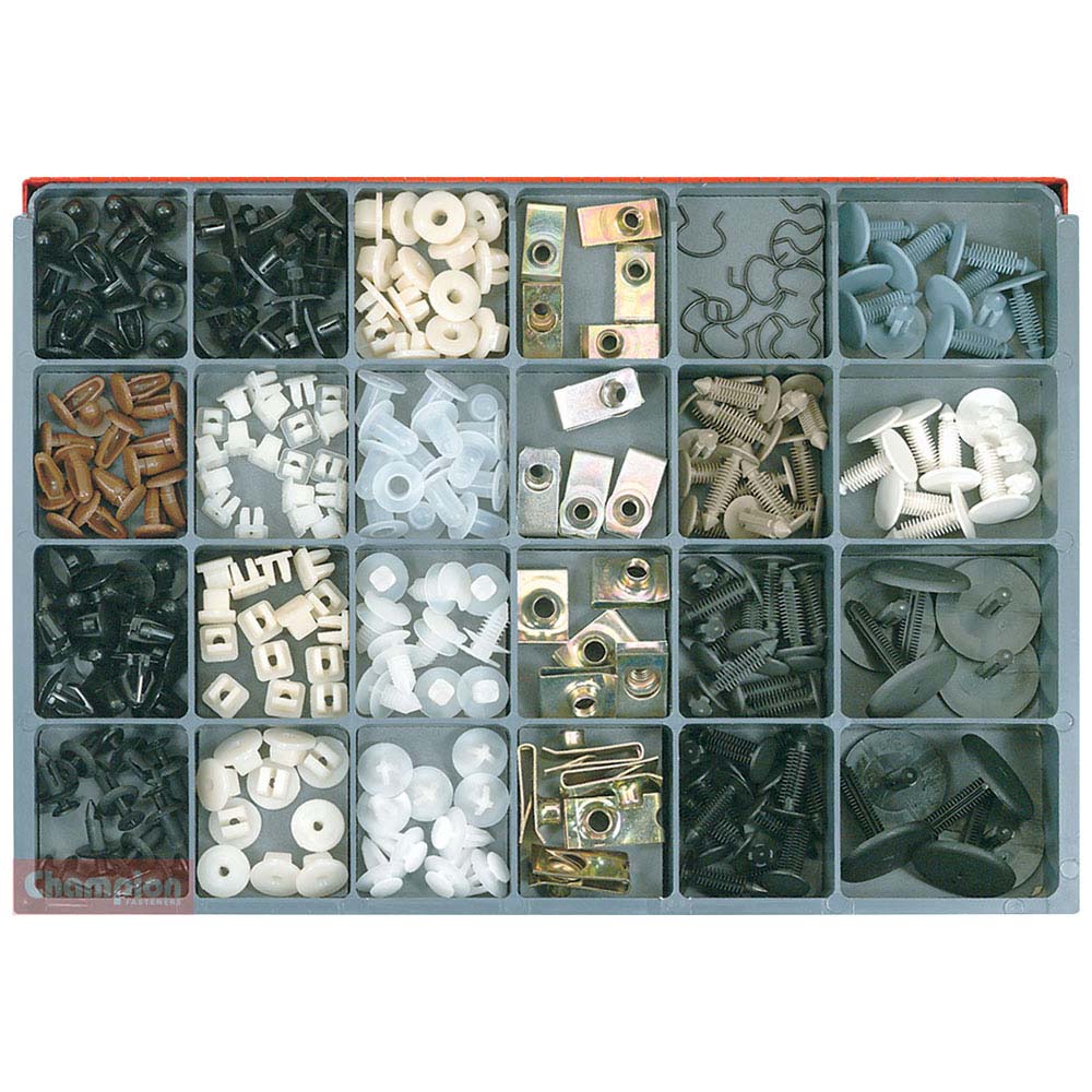 Champion Master Kit 275 pc Auto Trim Fastener Asst | ISL
