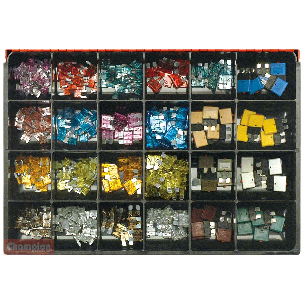 Champion Master Kit 400pc Auto Blade Fuse Asst 3-30Amp | ISL