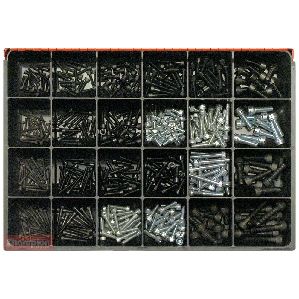 Champion Master Kit 430pc Metric Socket Head Cap Screw Asst | ISL