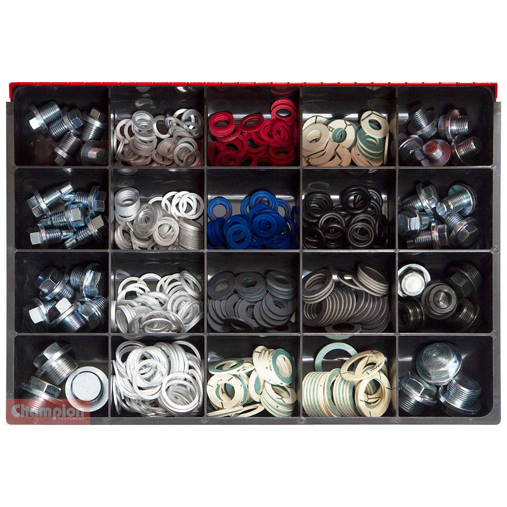 Champion Master Kit 438pc Drain Plug & Washer | ISL