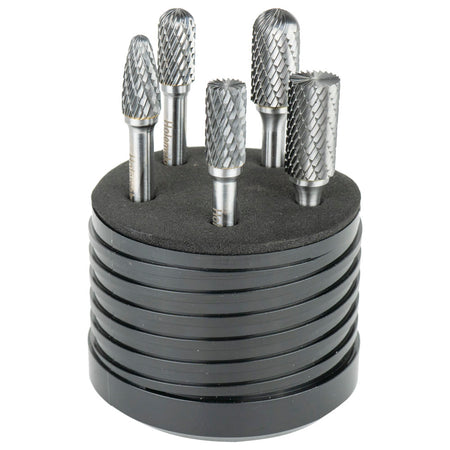 Holemaker 5pc Carbide Burr Set-3/8 & 1/2in Hdx1/4in DC | ISL