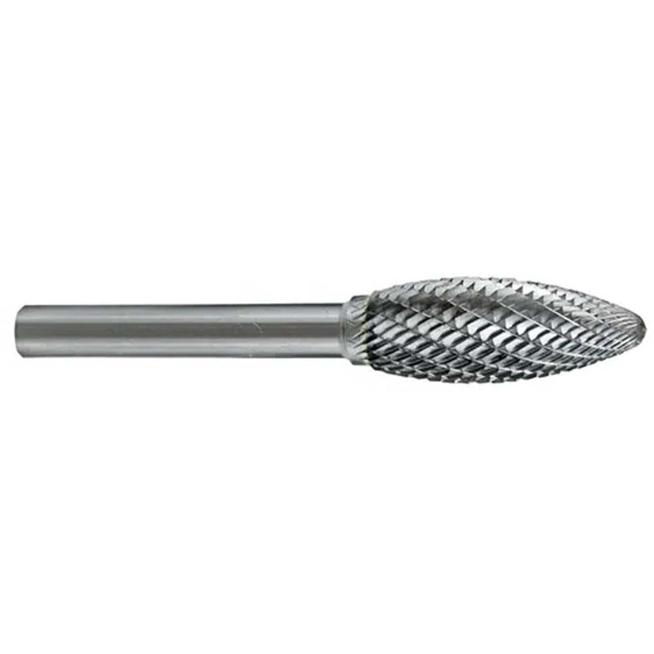 Holemaker Carbide Burr 1/8x1/4inx1/8in Flame Shape DC