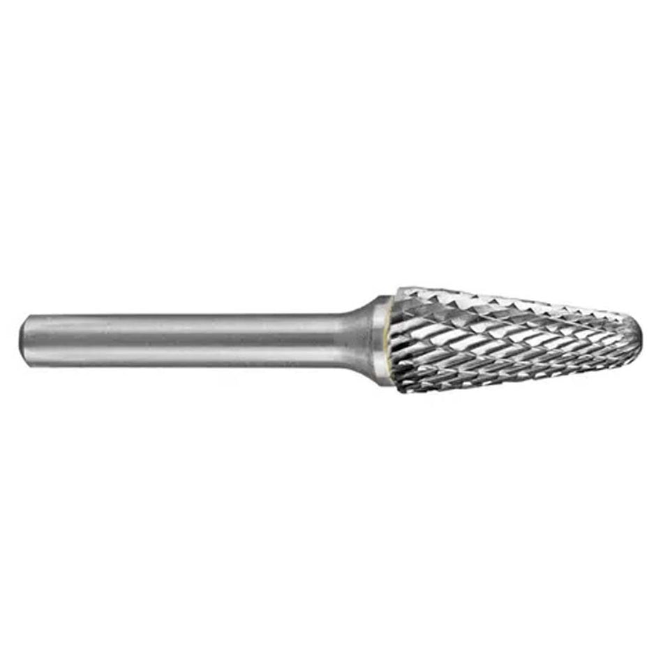 Holemaker Carbide Burr 1/8x1/2inx1/8in Tapered Radius DC