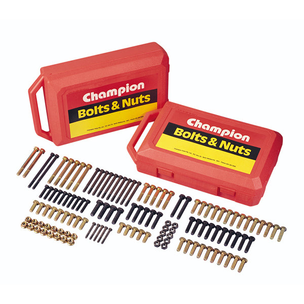 Champion 600pc Case Of Bolt, Set Screw & Nut GR8.8 - Metric