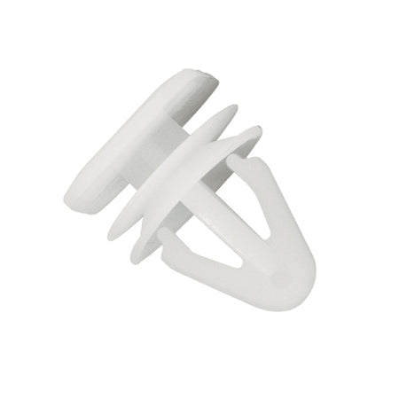 Universal Bumper Clip White 17mm X 12mm - 50Pc | ISL