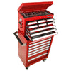 Powerbuilt 294pc Tool Chest, Roller Cabinet & Assorted Tools Red