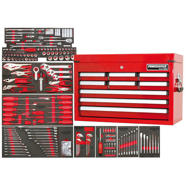 Powerbuilt 248pc Complete Tool Chest & Assorted Tools