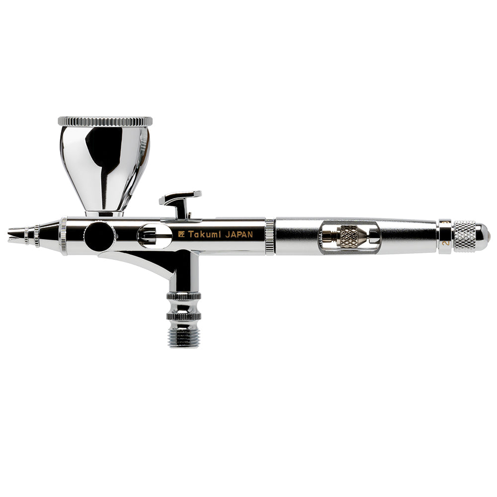 Iwata Gravity Airbrush Custom Micron Takumi Side Feed Dual Action 0.18mm | Formula