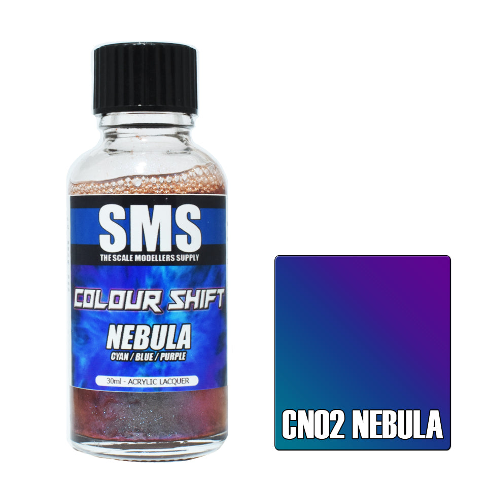 Airbrush Paint 30ml Colour Shift Nebula Acrylic Lacquer Scale Modellers Supply | Formula