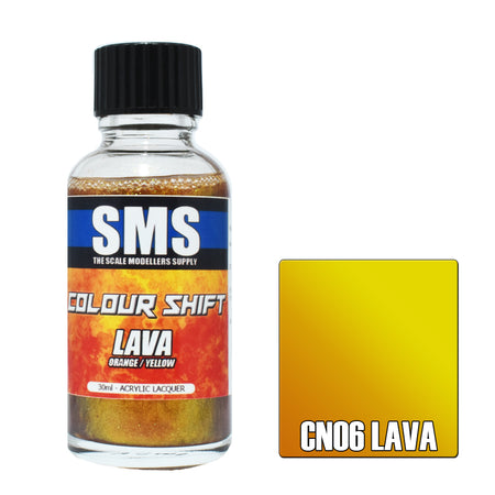 Airbrush Paint 30ml Colour Shift Lava Acrylic Lacquer Scale Modellers Supply | Formula
