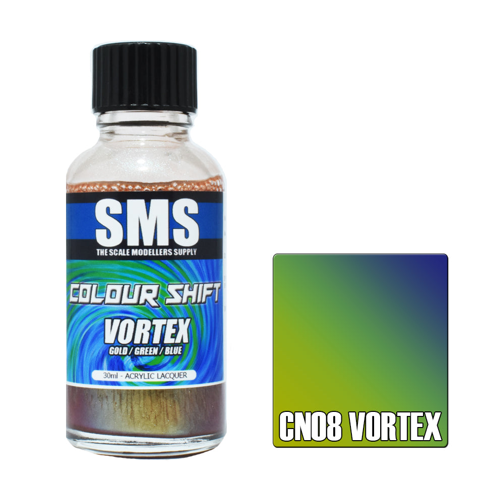 Airbrush Paint 30ml Colour Shift Vortex Acrylic Lacquer Scale Modellers Supply | Formula