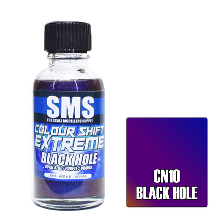 Airbrush Paint 30ml Colour Shift Extreme Black Hole Acrylic Lacquer Scale Modellers Supply | Formula