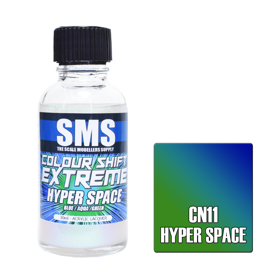 Airbrush Paint 30ml Colour Shift Extreme Hyper Space Acrylic Lacquer Scale Modellers Supply | Formula