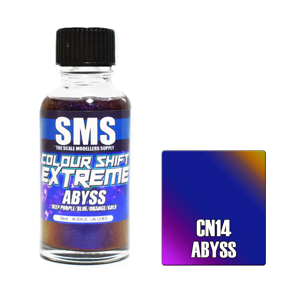Airbrush Paint 30ml Colour Shift Extreme Abyss Acrylic Lacquer Scale Modellers Supply | Formula