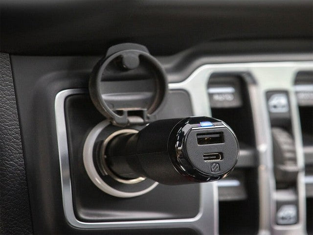 Scosche Powervault Car Charger Dual 20w Usb C Pd / 18w Usb A | Formula