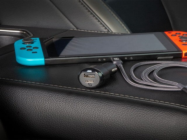 Scosche Powervault Car Charger Dual 20w Usb C Pd / 18w Usb A | Formula