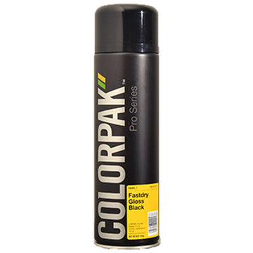 Colorpak Pro Series Aerosol Fastdry Enamel Gloss Black | Formula