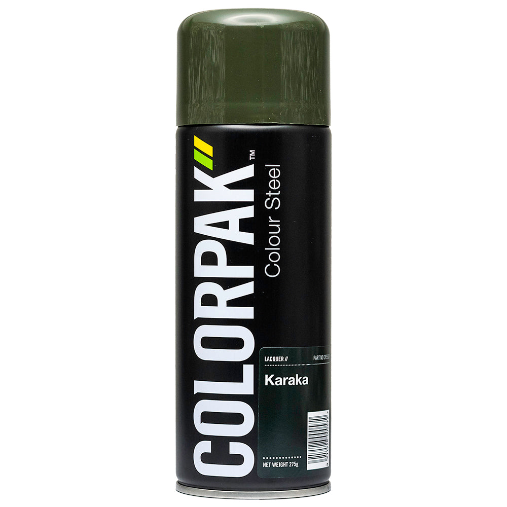 Colorpak Coloursteel Aerosol Spraypaint Karaka | Formula