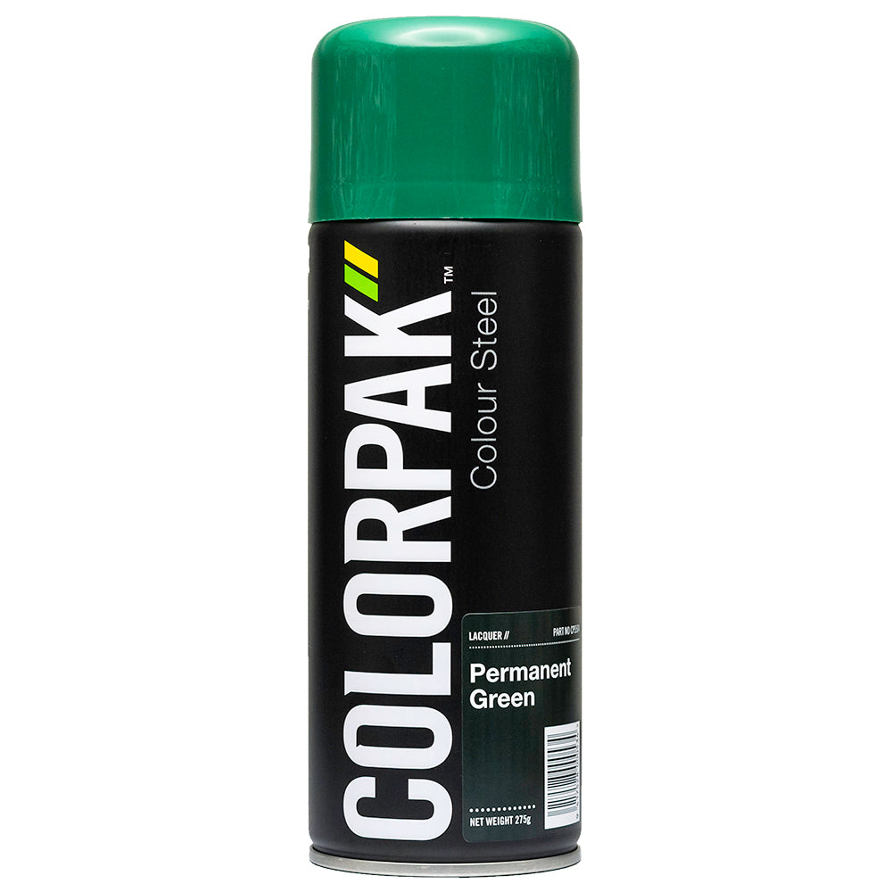 Colorpak Coloursteel Aerosol Spraypaint Permanent Green | Formula