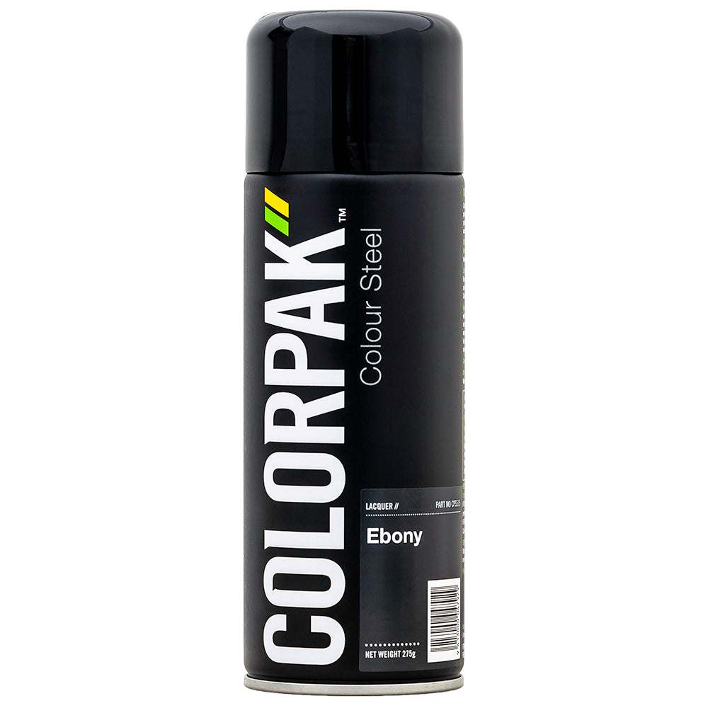 Colorpak Coloursteel Aerosol Spraypaint Ebony | Formula