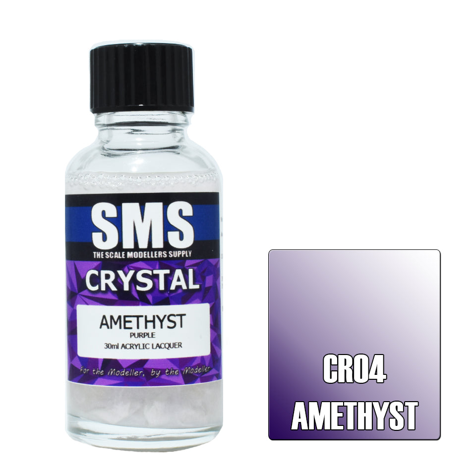 Airbrush Paint 30ml Crystal Amethyst Acrylic Lacquer Scale Modellers Supply | Formula