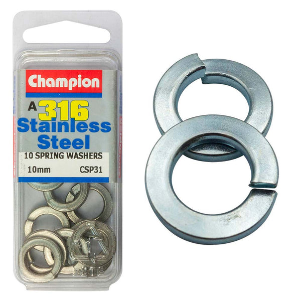 Champion 316/A4 M10 Spring Washer (A)