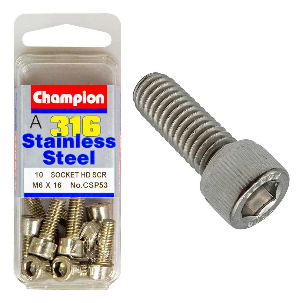 Champion 316/A4 M6 x 16 Socket HD Set Screw (A) | ISL