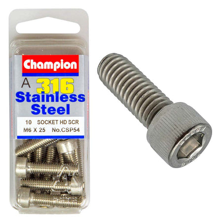 Champion 316/A4 M6 x 25 Socket HD Set Screw (A) | ISL
