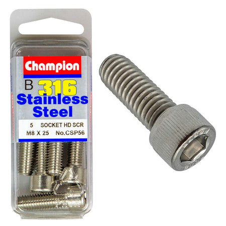 Champion 316/A4 M8 x 25 Socket HD Set Screw (B) | ISL