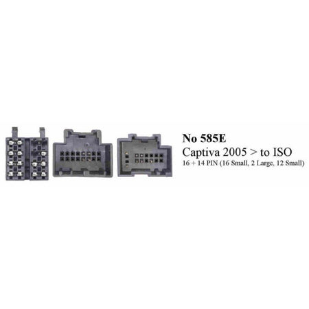 Car Stereo Harness Holden Captiva 7 2006 -2012 (Non-Amped) (2 Plug) | Formula