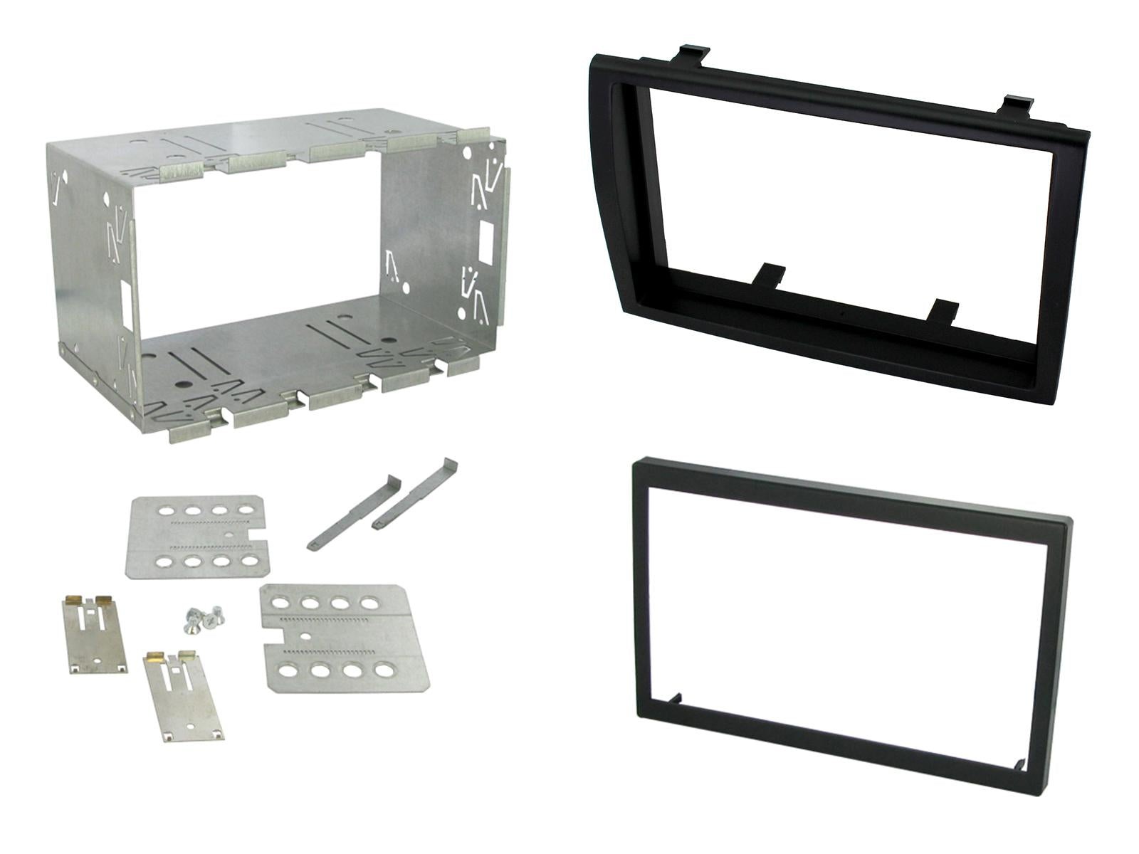 Fitting Kit Fiat Ducato (250) 2006 - 2012 Double Din (With Cage) (Black) | Formula