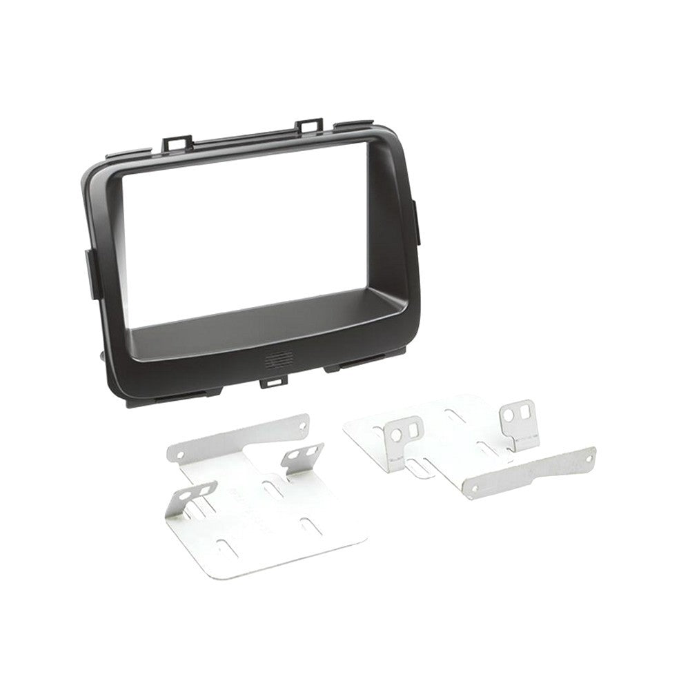 Fitting Kit Kia Carens 2013 - 2019 Double Din With Brackets (Black) | Formula