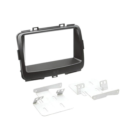 Fitting Kit Kia Carens 2013 - 2019 Double Din With Brackets (Black) | Formula