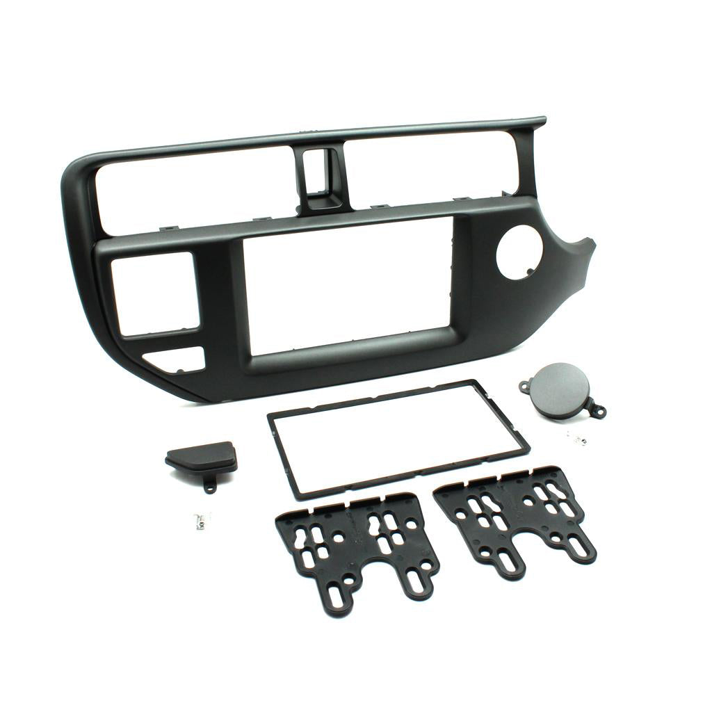 Fitting Kit Kia Rio 2011 2017 Double Din (Black) Engineers Collective